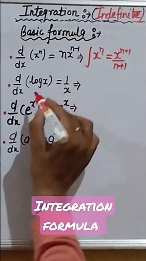 Basic integration formula