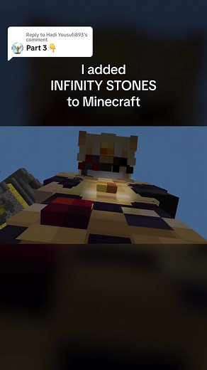 Crafting Infinity Armor in Minecraft with Infinity Stones
