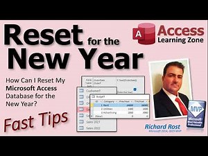How Can I Reset My Microsoft Access Database for the New Year?