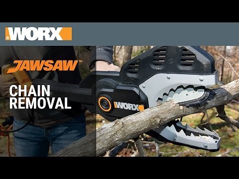 WORX JawSaw Chain Removal