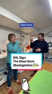 Apologies for the light flickering! Today’s new Sign in British Sign Language is? Today’s sign is #The #Glass #Duck ! Join me everyday for new signs in British Sign Language! #deaf #bsl #sse #signlanguage #glassartist #glassartwork #shapes #basingstoke #supportsmallbusiness #🖼️ #🦆 Note: I’m from the South UK so some signs are regional! | The Deaf Chef