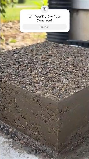 Dry Pour Concrete