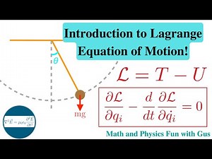 Introduction to Euler-Lagrange Equations of Motion