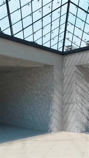 Invention of louvre pyramid #invention #architecture #3danimation | RandomPost