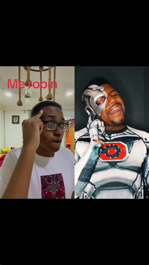 Robin and cyborg |teen titans 🦸🏼‍♂️🤖