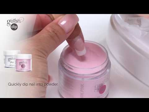 Gelish Dip Tutorial: French Manicure Application with Nail Tips