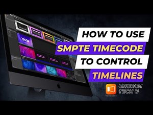 ProPresenter 7.10 Tutorial: How to use SMPTE timecode to control timelines