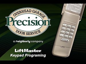 Liftmaster Keypad Programing