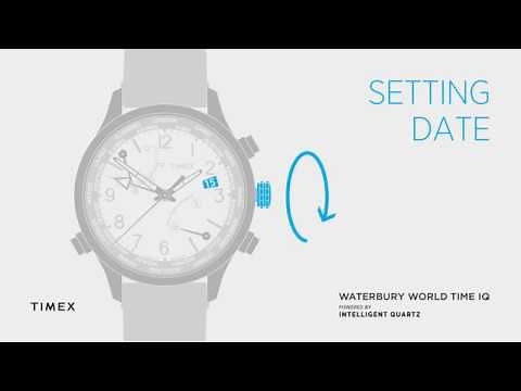 TIMEX WORLD TIME - SETTING DATE - HOW TO VIDEO