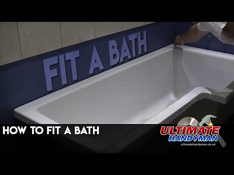 How to fit a bath