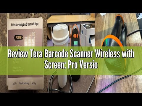 Review Tera Barcode Scanner Wireless with Screen: Pro Version 1D 2D QR with Setting Keypad Charging