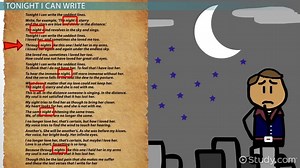 Pablo Neruda's Tonight I Can Write | Summary, Analysis & Themes