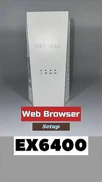 Netgear EX6400 WiFi Extender Setup Via Browser #wifiextender #wifirepeater #netgearextender #ex6400