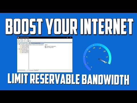 How to Change the Limit Reservable Bandwidth in Windows 10 | Speed Up Internet