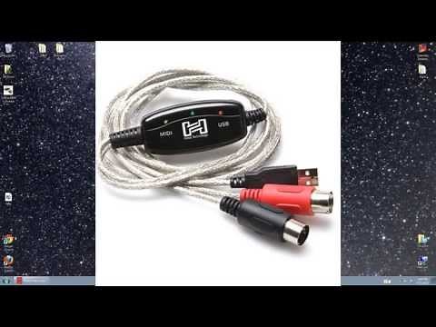 How to Connect a Keyboard to a Computer with MIDI and USB ports