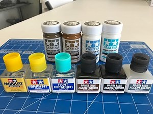 New Tamiya modelling supplies we try out including new panel line accent