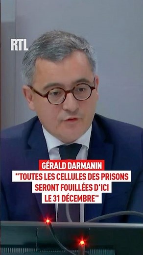 "All prison cells will be searched by December 31st": Gérald Darmanin on RTL