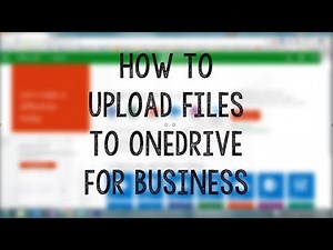 How to Save Files into OneDrive for Business