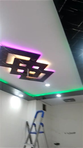 How to install strip light in pvc celling with different colours