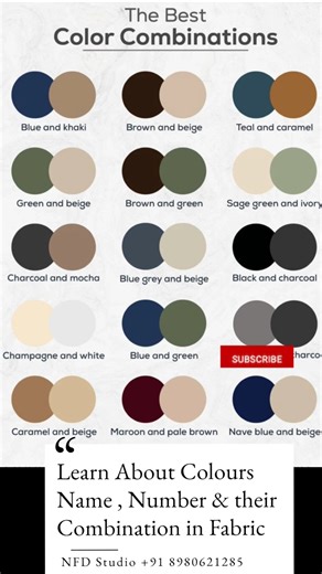 Understand about the Fabric Colours, Combination & also their Shade Code in Fashion Design Course