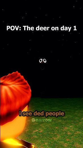 The Deer On Day 1 #99nightintheforest #robloxanimation