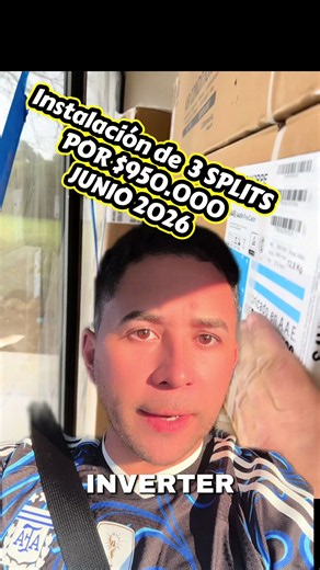 Instalación de 3 aires acondicionados split por $950.000 - junio 2026