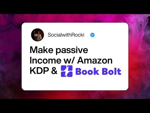 Earn Passive Income With KDP? (Welcome to the Full Course) #amazonkdp #bookbolt