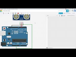 Ultrasonic Sensor Interfacing Tinkercad Arduino Tutorial Step by Step Guide