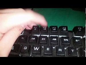How to press the F2 Key on a Keyboard