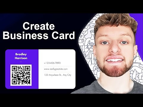 How To Create a Business Card With QR Code (Step By Step)