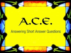 Answer-Cite-Explain (ACE) Writing Strategy
