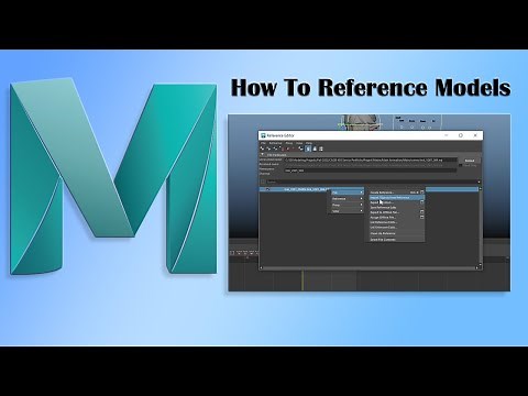 Maya Tutorial How To Reference Models SAVES TIME ON SAVING!