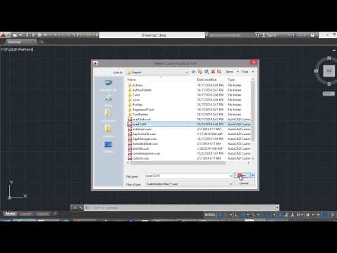 Restore Menus Ribbon Toolbars Workspaces Settings Command Line in AutoCAD