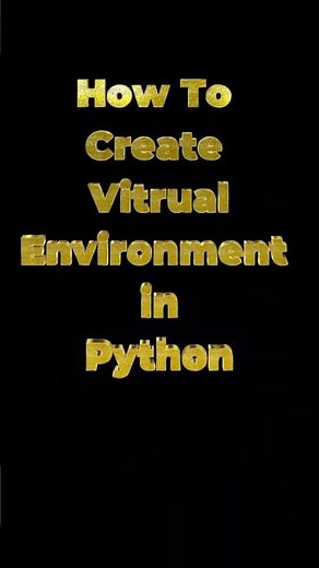 Create a Python Virtual Environment in Seconds!