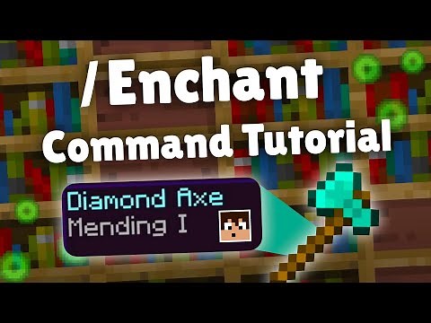 How To Use The Enchant Command In Minecraft Java and Bedrock!