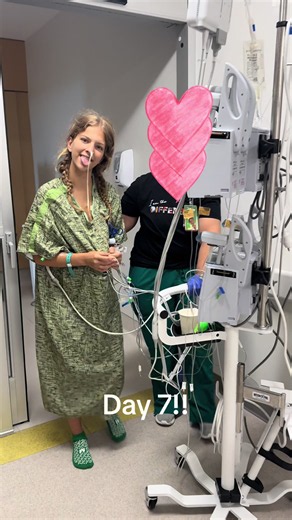 I took my first steps on day 1 post op which is amazing! I’m the first person at this hospital who’s gotten this procedure and been able to walk before day 3!! All the nurses and doctors are very impressed with my mobility and strength! #day7 #smas #surgery #healingjourney #hard