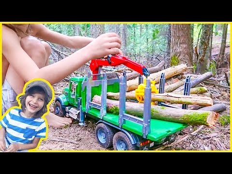 New Bruder Logging Truck Surprise