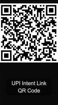 How to generate dynamic qr code for upi using intent link