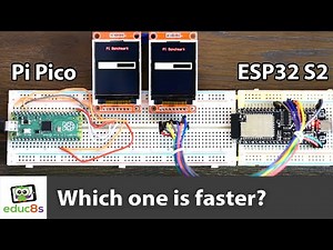 Raspberry Pi Pico VS ESP32 S2 speed comparison benchmark using CircuitPython