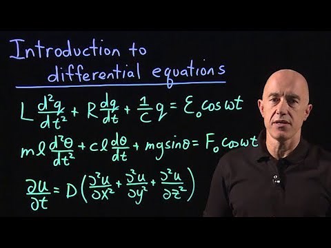 Introduction to differential equations | Lecture 1 | Differential Equations for Engineers
