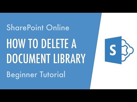 How to Delete a Document Library in SharePoint Online - Beginner Tutorial