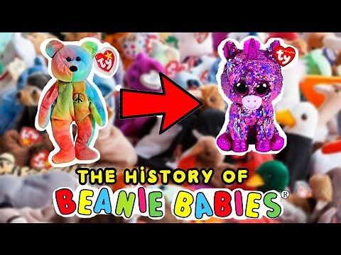 The History of TY Beanie babies to beanie boos 1993 - 2019 ( the evolution of TY )