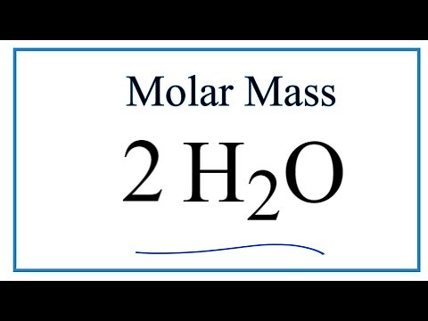 How to Calculate the Molar Mass of 2H2O