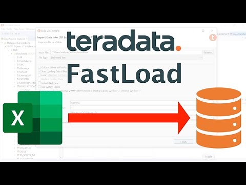 How to load a file to Teradata using FastLoad