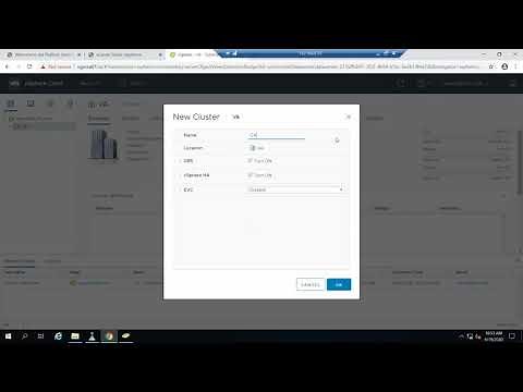 Creating Cluster and adding ESXi to vCenter - 05