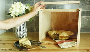 DIY Pie Box--{Or Cake Carrier Box}--From Scrap Wood!