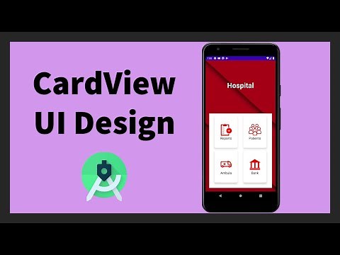 CardView UI Design | Dashboard Design | Android Studio