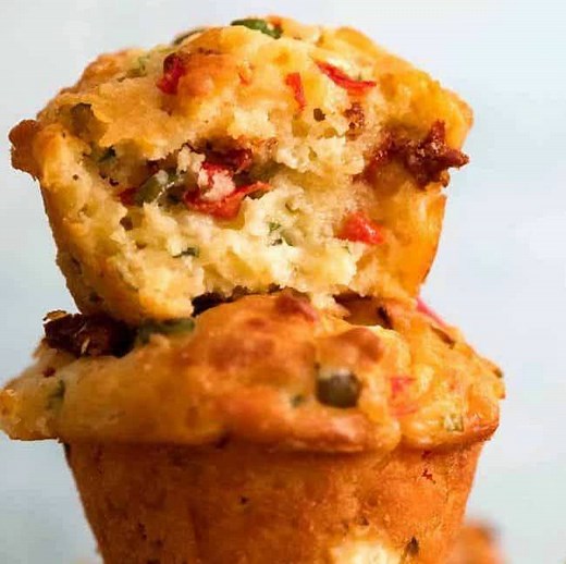 My newest LOVE! https://www.recipetineats.com/mediterranean-savoury-muffins/ | RecipeTin