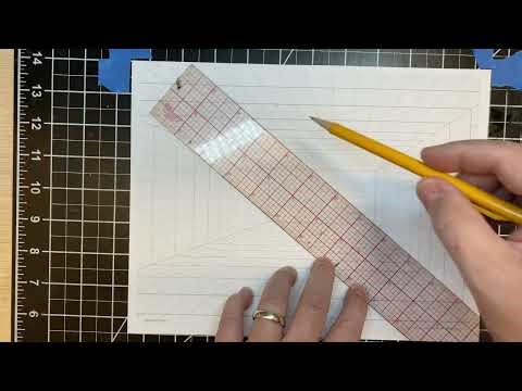 Find the vanishing point in one-point perspective