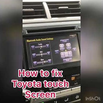 How to fix Toyota’s Touchscreen